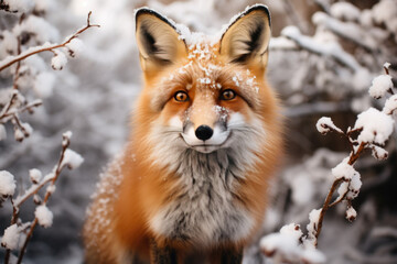 Fototapeta premium Snow Fox