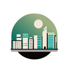 modern city skyline, city, building,  cityscape,  illustration vector, industry, symbol, tower, structure, house, office