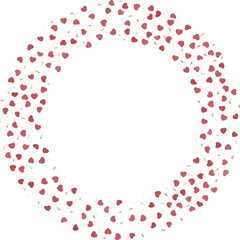 love confetti frame