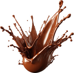 チョコレートのスプラッシュイメージ.generative AI