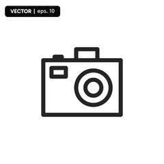 Camera Photography Icon Logo Template Illustration Design. Vector EPS 10.