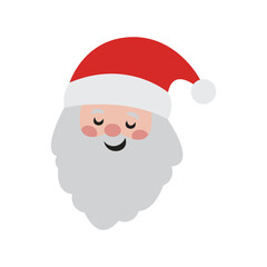 Christmas Santa Claus Hats With Shadow Set