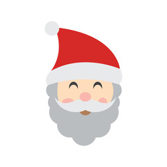 Christmas Santa Claus Hats With Shadow Set