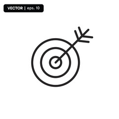 business, symbol, target, strategy, vector, icon, success, goal, solution, marketing, concept, competition, illustration, arrow, sign, accuracy, focus, idea, hit, challenge, performance, dart, objecti