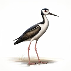 Obraz premium Black-necked Stilt full body shot