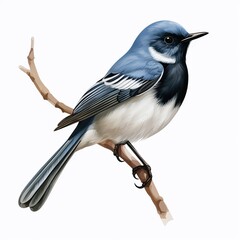 Black-throated Blue Warbler full body shot