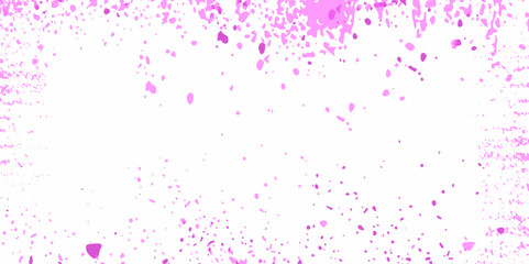 Confetti on white. Geometric background with glitters