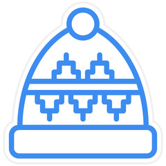 Vector Design Winter Hat Icon Style