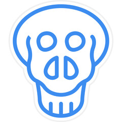 Vector Design Skull Icon Style