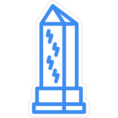 Vector Design Obelisk Icon Style