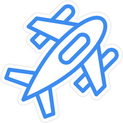 Vector Design Airplane Icon Style