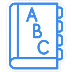 Vector Design English Literature Icon Style