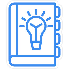 Vector Design Knowledge Icon Style