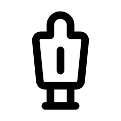 Obraz premium Punching Line UI Icons