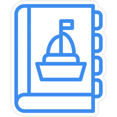 Vector Design Literary Mythology Icon Style
