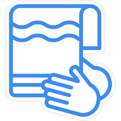 Vector Design Hand Towel Icon Style