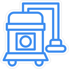 Vector Design Vacuum Cleaner Icon Style