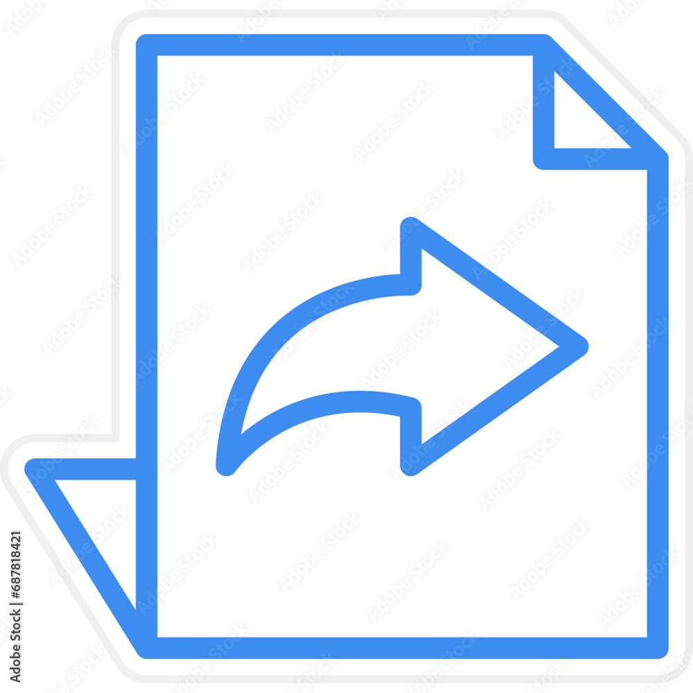 Poster vector design file transfer icon style