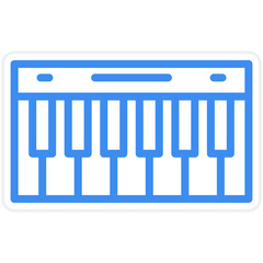 Vector Design Piano Icon Style