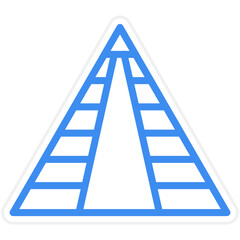 Vector Design Pyramid Icon Style