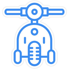Vector Design Scooter Icon Style