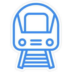 Fototapeta premium Vector Design Train Icon Style