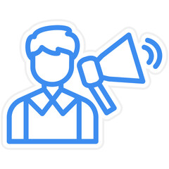 Vector Design Director Icon Style