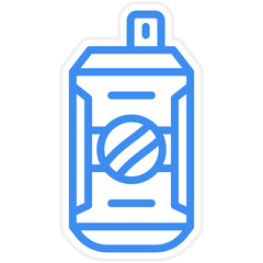 Vector Design Cola Can Icon Style
