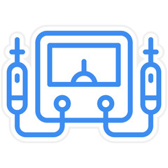 Vector Design Voltage Indicator Icon Style