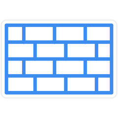Vector Design Brickwall Icon Style