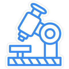 Vector Design Microscope Icon Style