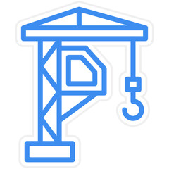 Vector Design Crane Icon Style
