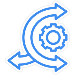 Vector Design Agile Icon Style