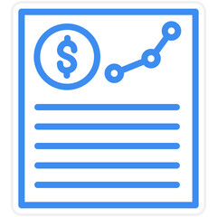 Vector Design Project Budget Icon Style