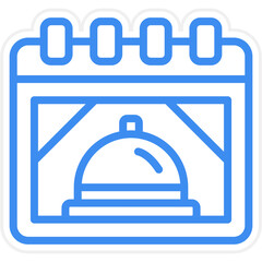 Vector Design Event Date Icon Style