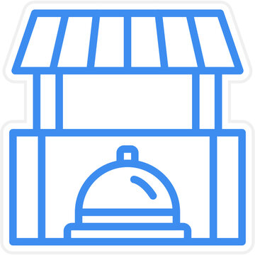 Vector Design Food Cart Icon Style