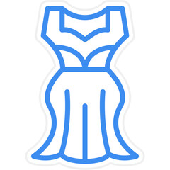 Vector Design Dress Icon Style
