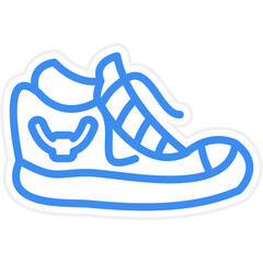 Vector Design Shoes Icon Style