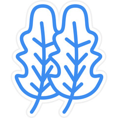 Vector Design Oak Leaf Icon Style