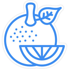 Vector Design Orange Icon Style