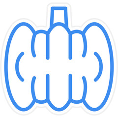 Vector Design Pumpkin Icon Style