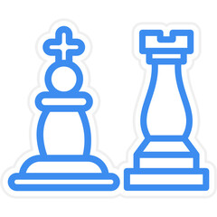 Vector Design Chess Game Icon Style