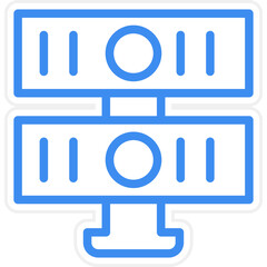 Vector Design Server Icon Style