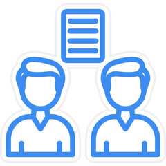 Obraz premium Vector Design Bargaining Rights Icon Style