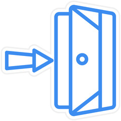 Vector Design Exit Strategy Icon Style