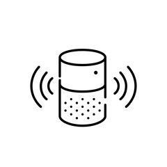 Speaker and waves. Listening to music. Pixel perfect, editable stroke icon