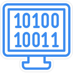 Vector Design Bit Icon Style