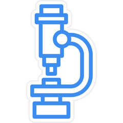 Vector Design Microscope Icon Style