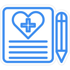 Obraz premium Vector Design Health Information Icon Style