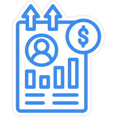 Vector Design Performance Appraisal Icon Style